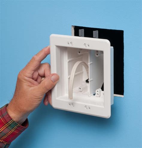 recessed tv outlet box